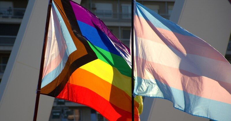 Click to enlarge LGBTQ flag