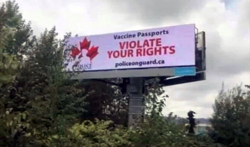 British Columbia anti-vaccine passport