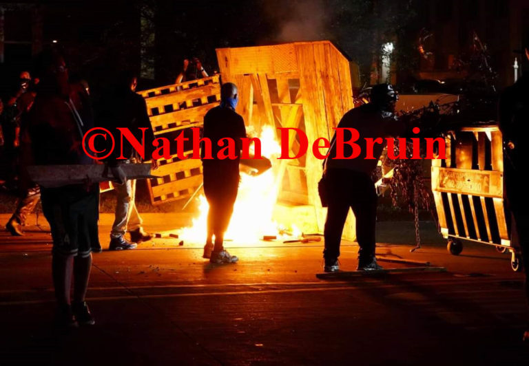 nathan Debruin photo kenosha riot fire