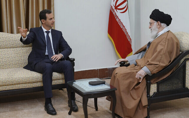Click to enlarge Bashar Assad Ayatollah Ali Khamenei syria iran