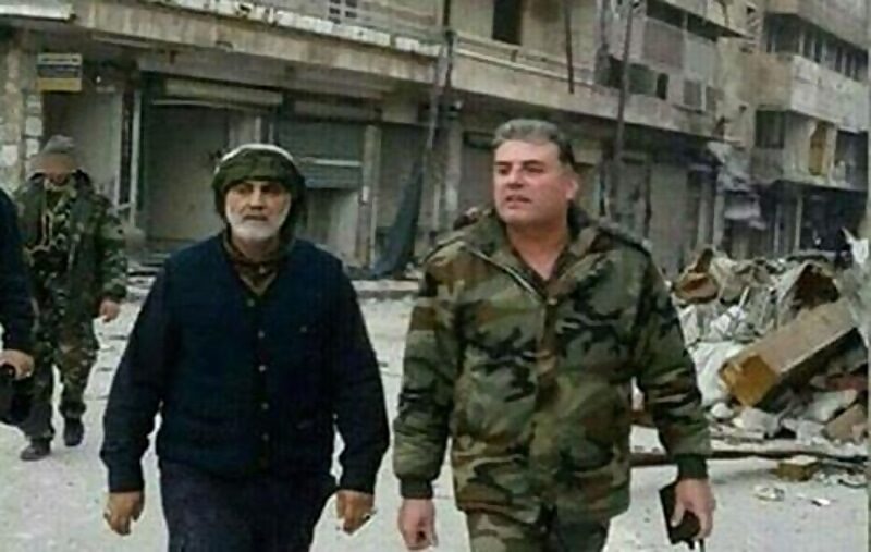 Click to enlarge Qassem Soleimani Javad Ghafari