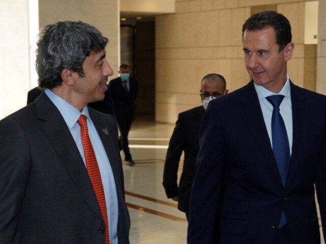 Bashar Assad Sheikh Abdullah bin Zayed Al Nahyan syria saudi arabia
