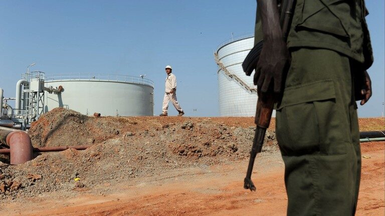 sudan soldier oil