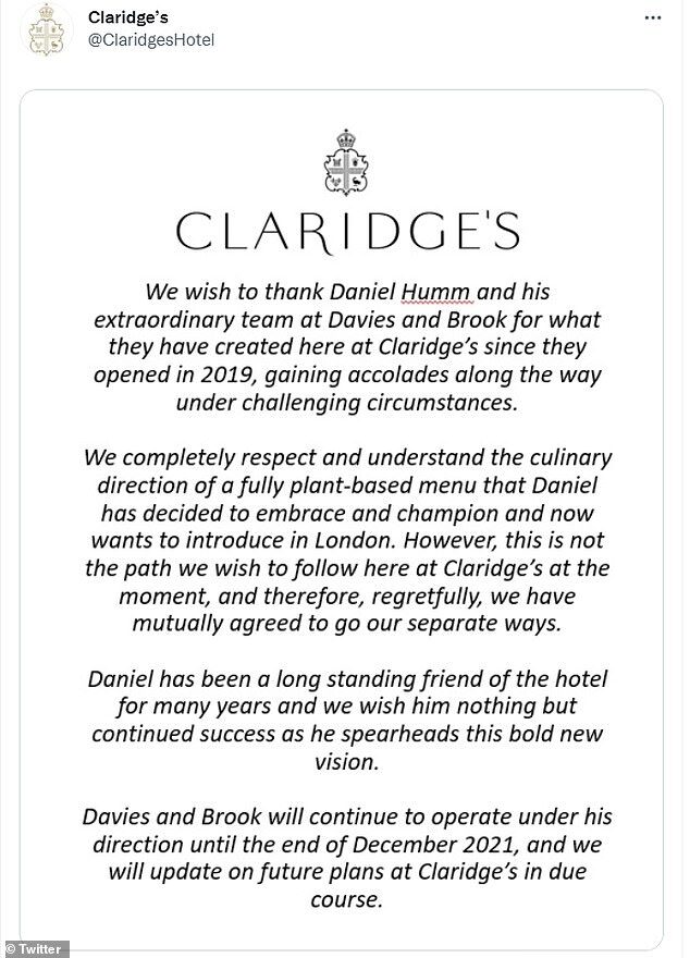 Click to enlarge vegan claridges