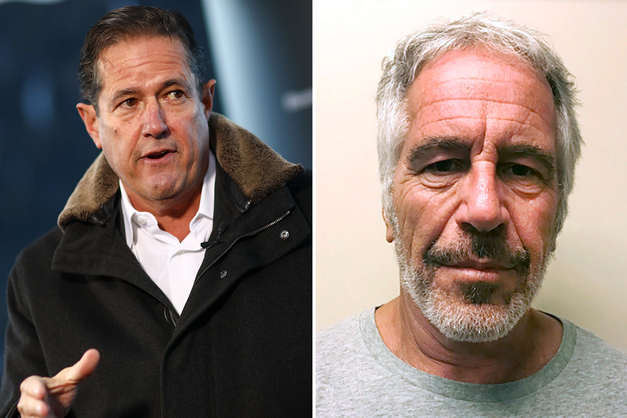 Click to enlarge Jes Staley Jeffrey Epstein