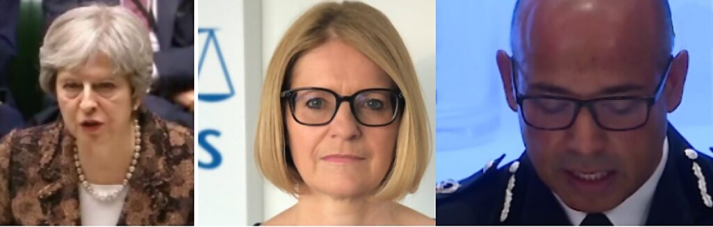 Click to enlarge theresa may sue hemming neil basu britain novichok investigation