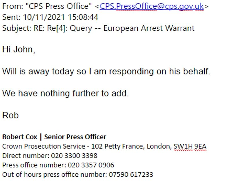 Click to enlarge answer email arrest warrants russian novichok britain