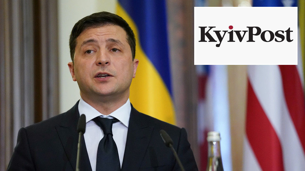 zelensky kyiv Post newspaper logo