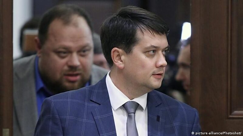 Click to enlarge Ukraine Rada Dmitry Razumkov speaker