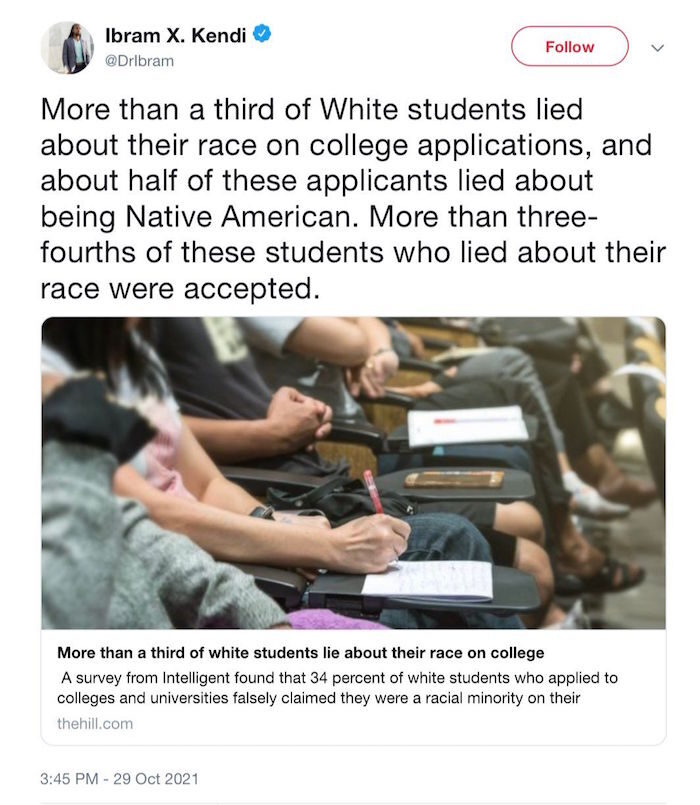 Click to enlarge Kendi tweet