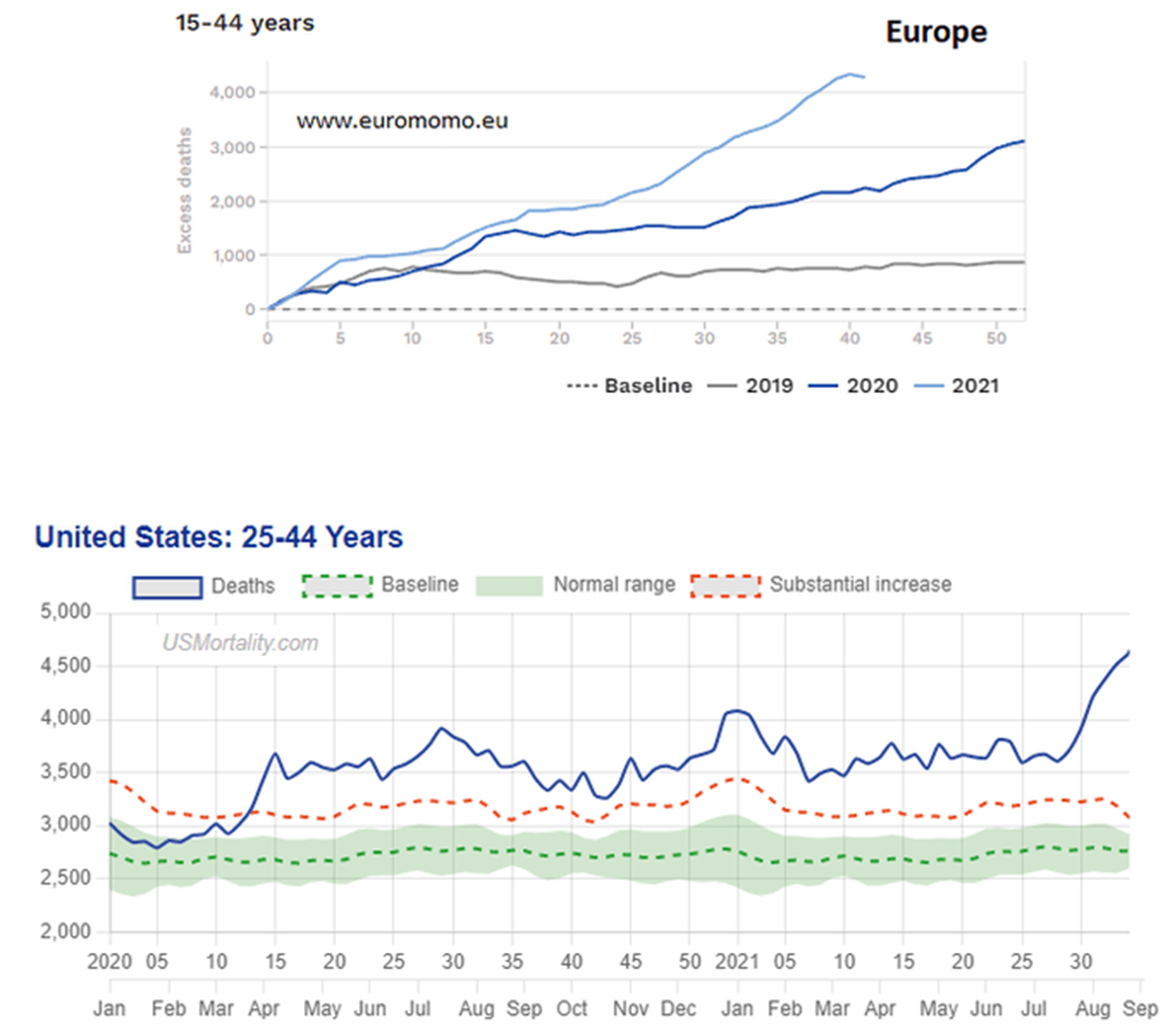 Euromomo excess deaths