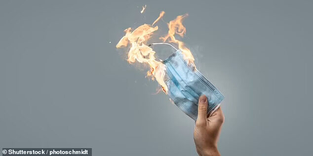 Click to enlarge burning mask