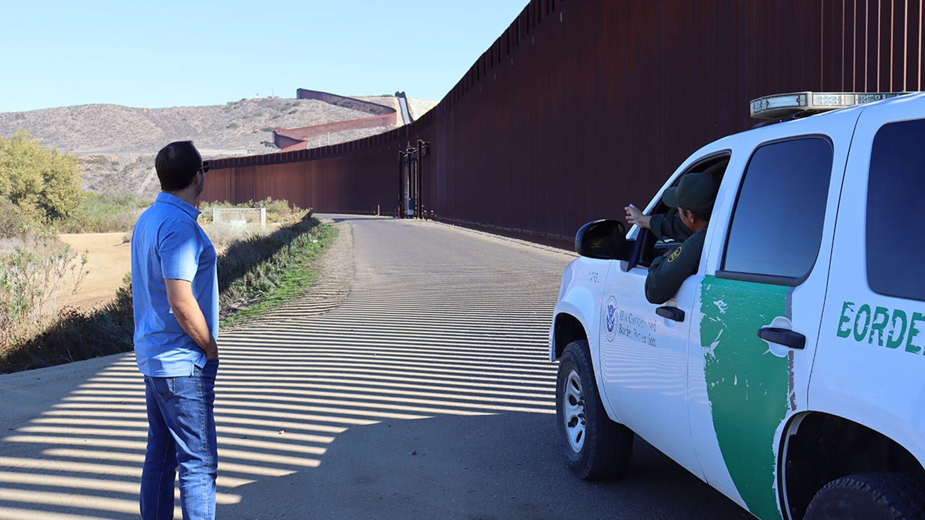Rep. Lance Gooden, R-Texas, visits the southern border