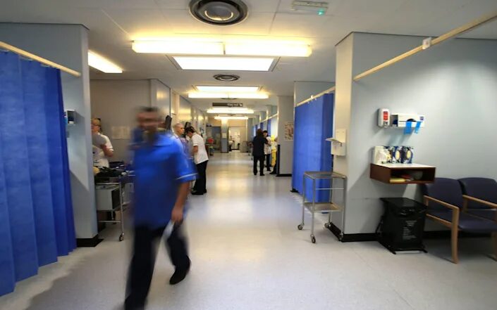 Click to enlarge NHS ward hospital