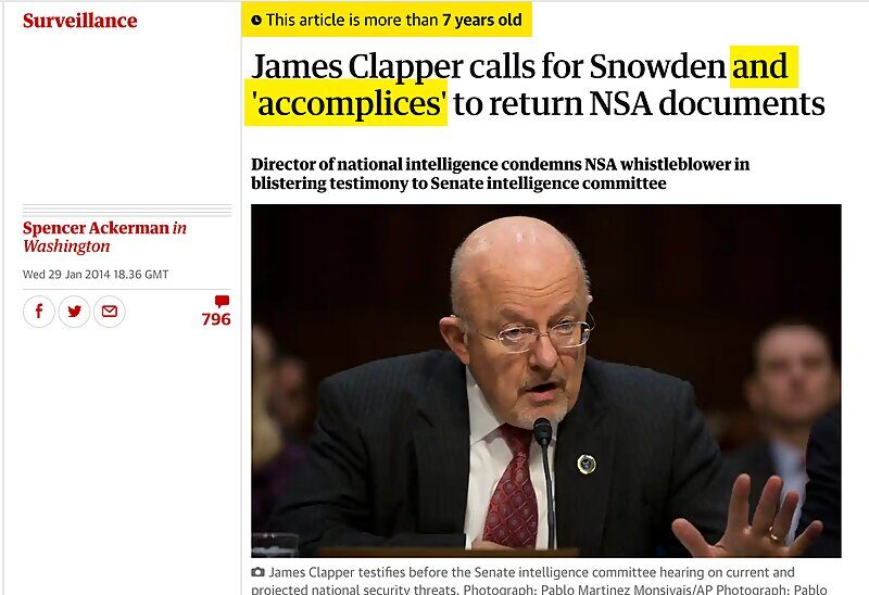 Click to enlarge clapper snowden greenwald