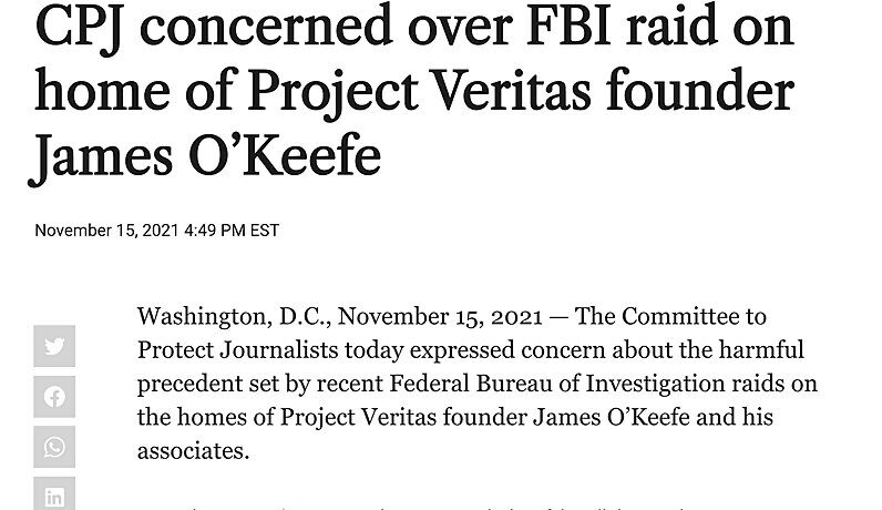 Click to enlarge comittee protect journalist o keefe