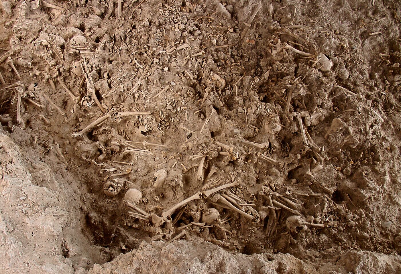 Click to enlarge Collective burial of Camino del Molino