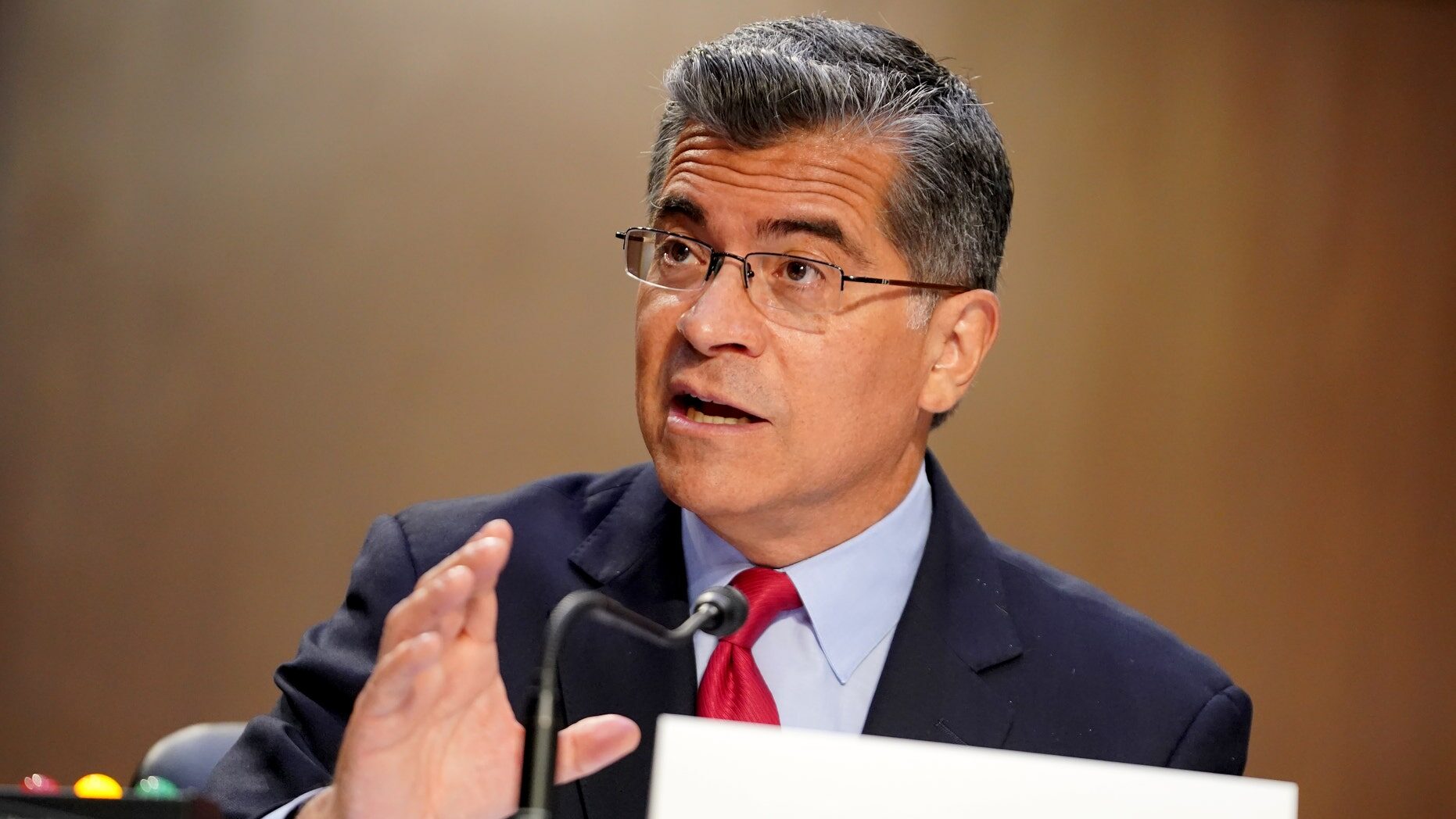 Click to enlarge Xavier Becerra HHS health human services biden