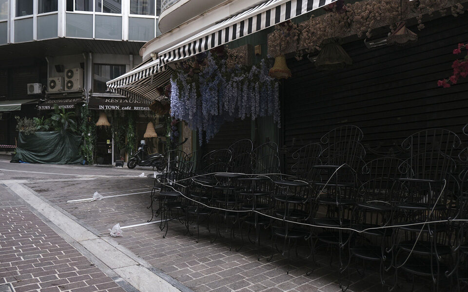 restuarants shut down greece covid protest
