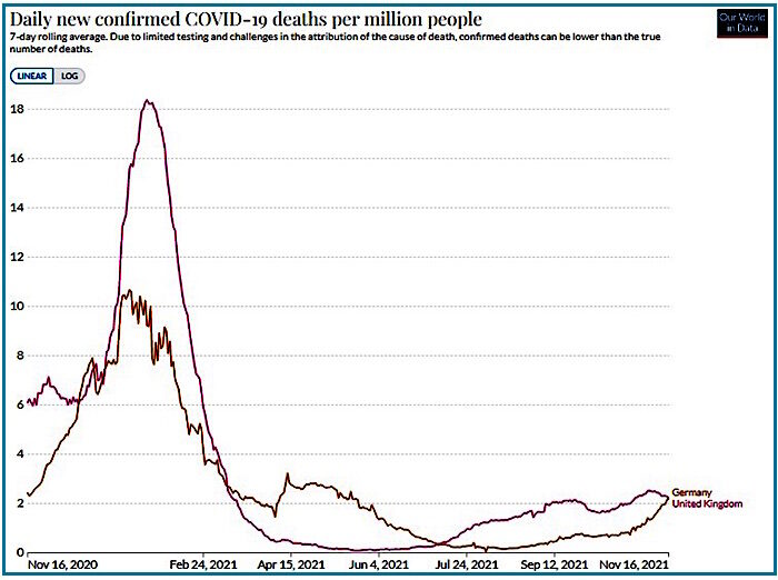 Daily deaths chart