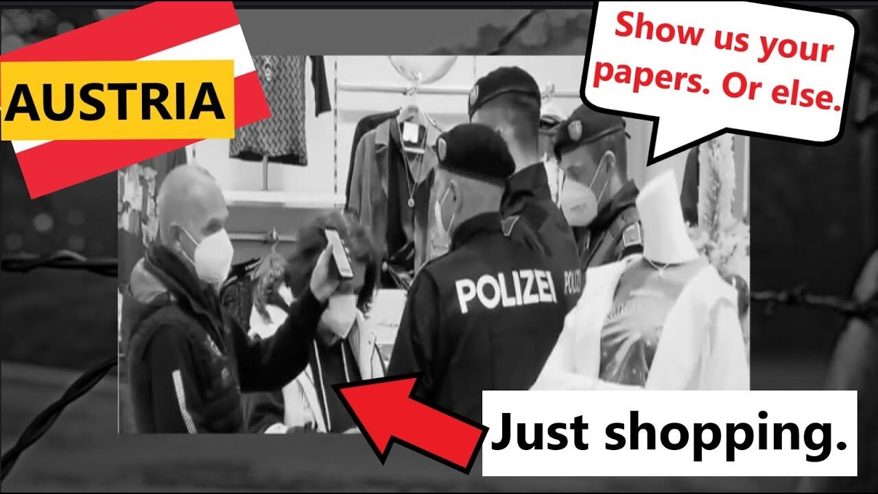 Click to enlarge austria police lockdown