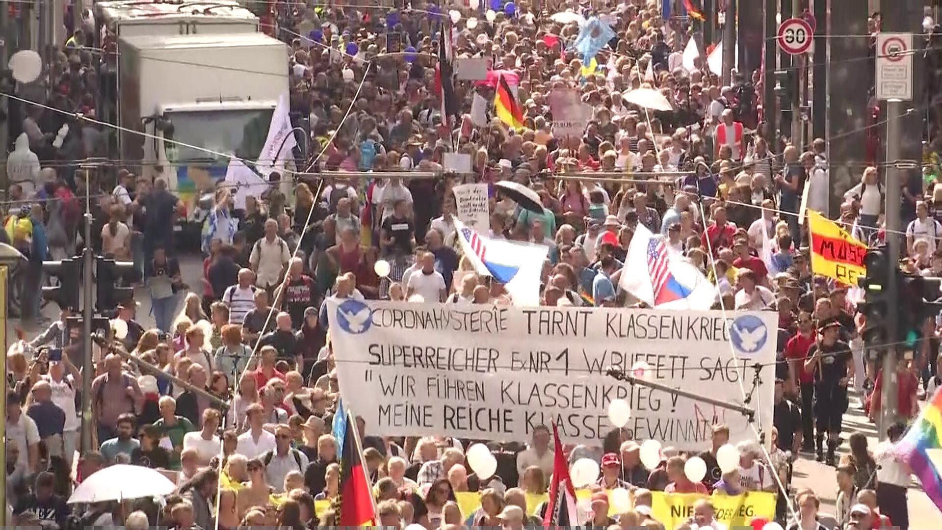 germany protest vaccines mandate