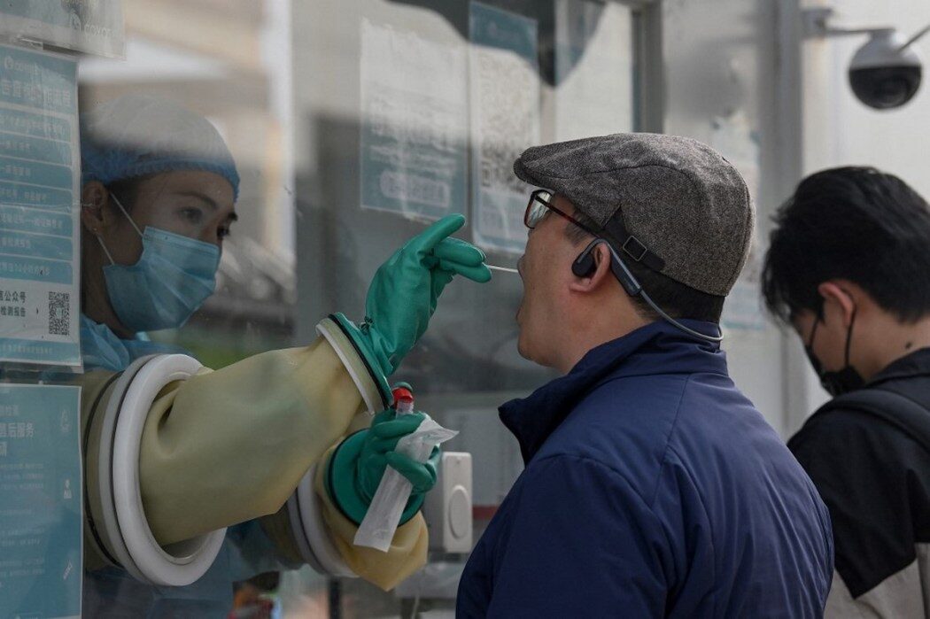 china covid test swab