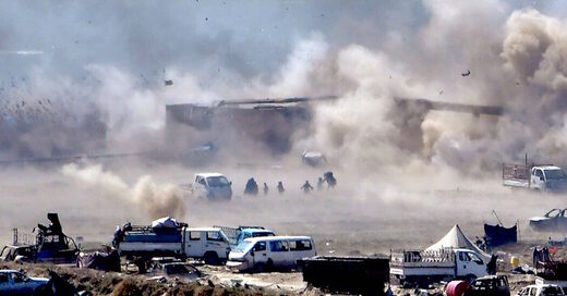 Bombing in Baghuz