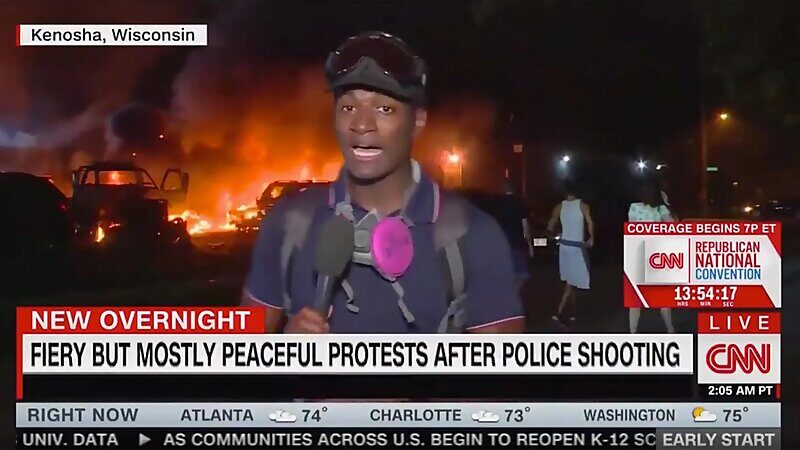 CNN peaceful protest kenosha