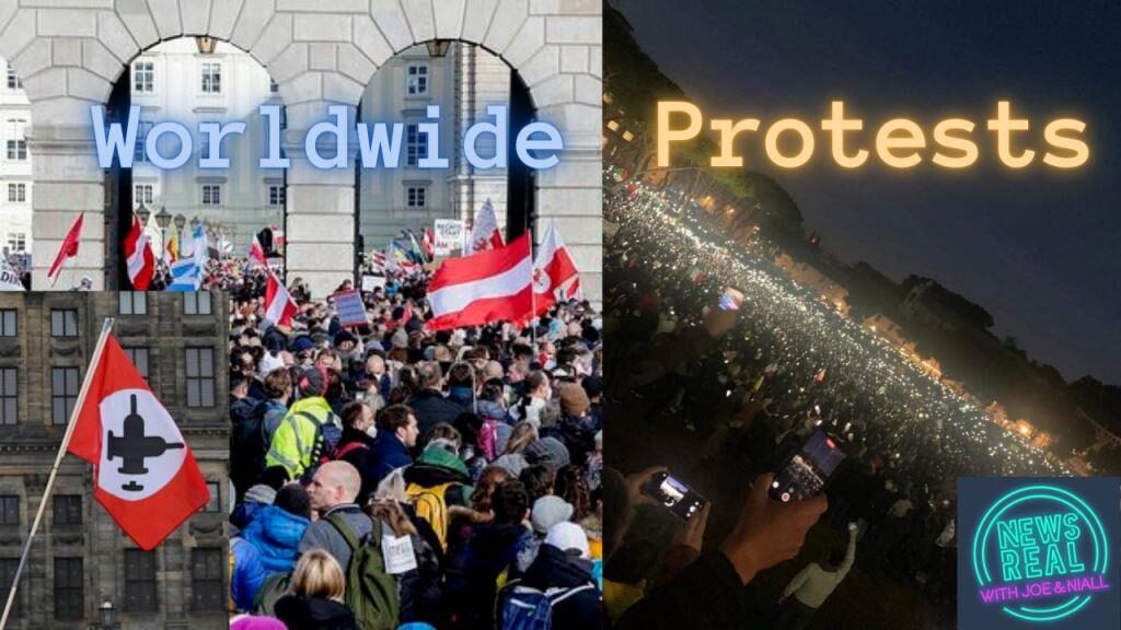 protests lockdown vaccines newsreal