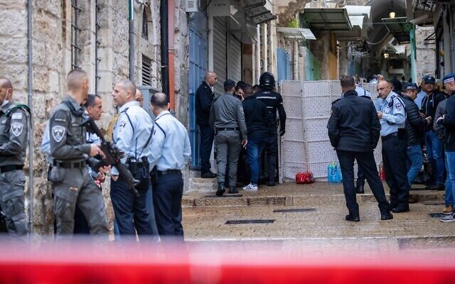 Jerusalem's Old City shooting Nov 21, 2021 -1