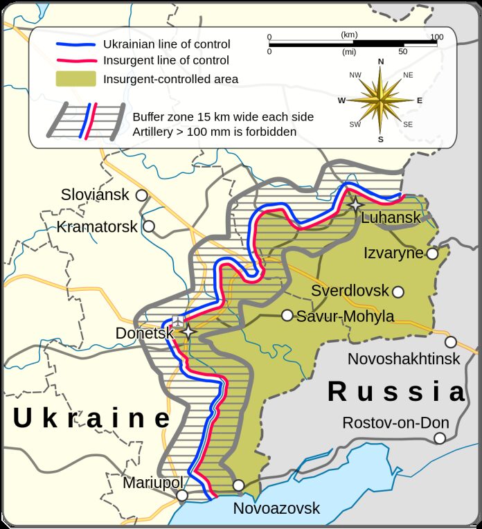 ukraine conflict map
