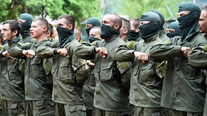 Click to enlarge Azov battalion in Eastern Ukraine