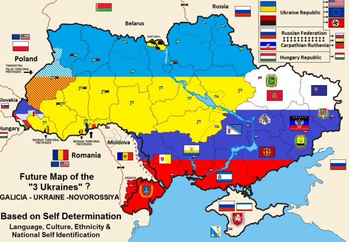 Future Map of 3 Ukraines