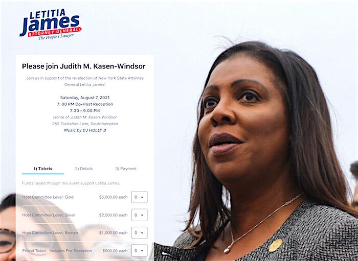 Letitia James invite