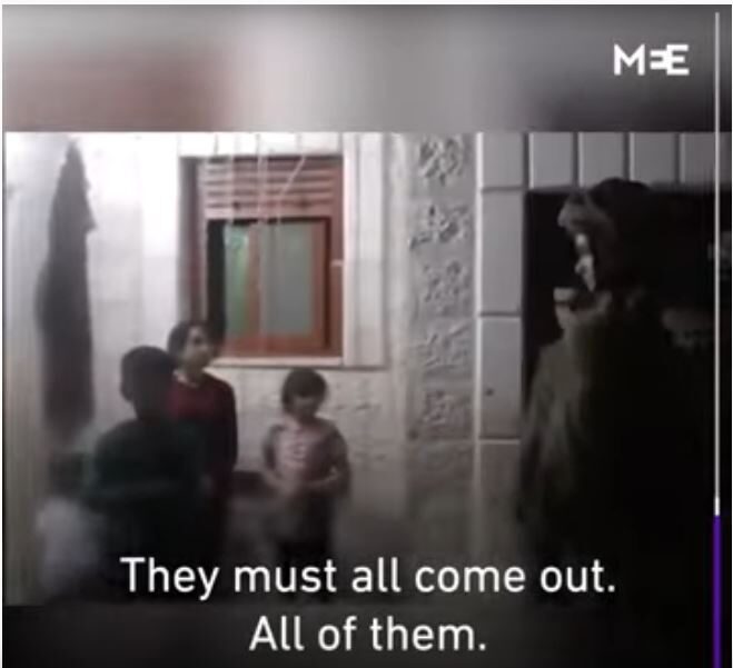 Click to enlarge Israel soldier night raid kids photos