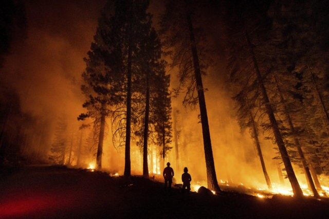 Click to enlarge california dixie wildfire