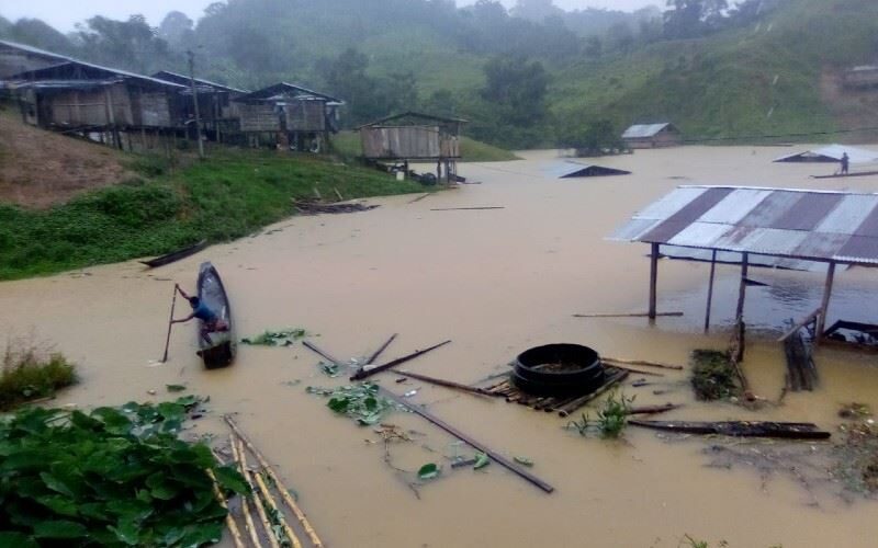 Floods in Medio Baudó, Colombia, November