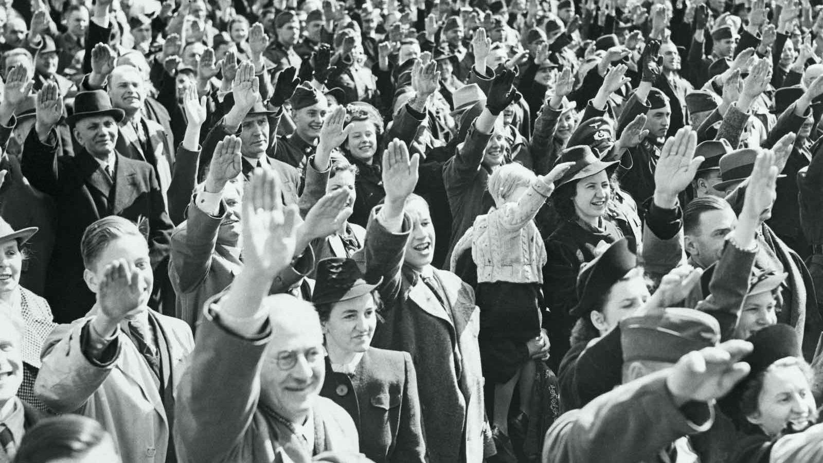 Germans Salute Hitler