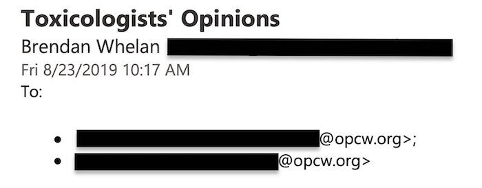 Tox opinion