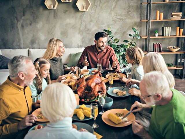 Click to enlarge Thanksgiving dinner