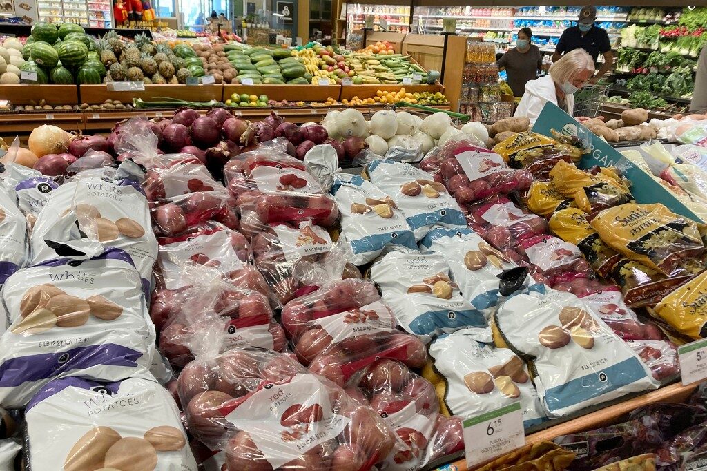 Click to enlarge Inflation groceries potatoes