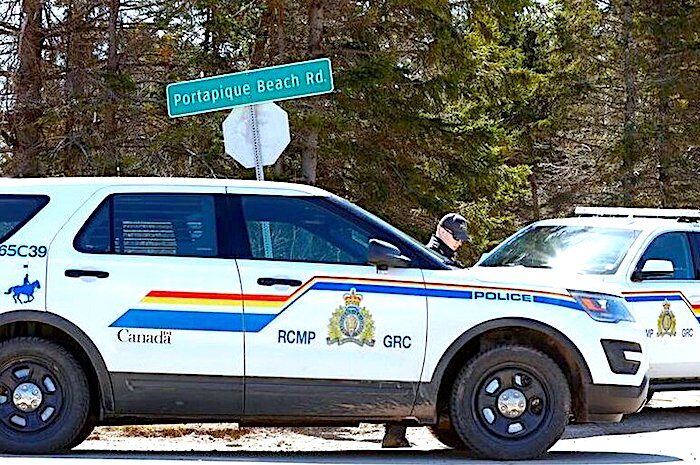 Click to enlarge Police block