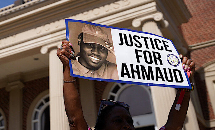 Click to enlarge Ahmaud sign