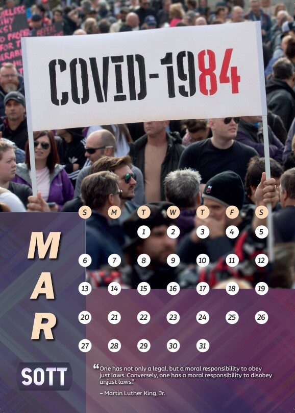 SOTT Calendar 2022 March