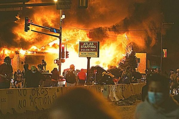 Click to enlarge kenosha blm riots fire
