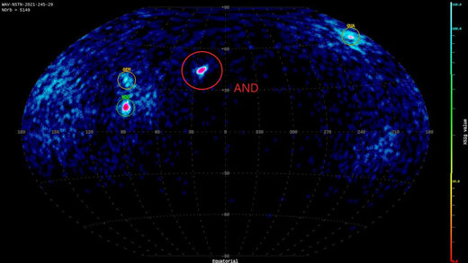 Andromedid meteor outburst