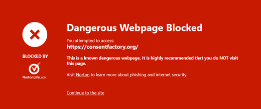 dangerous webpage