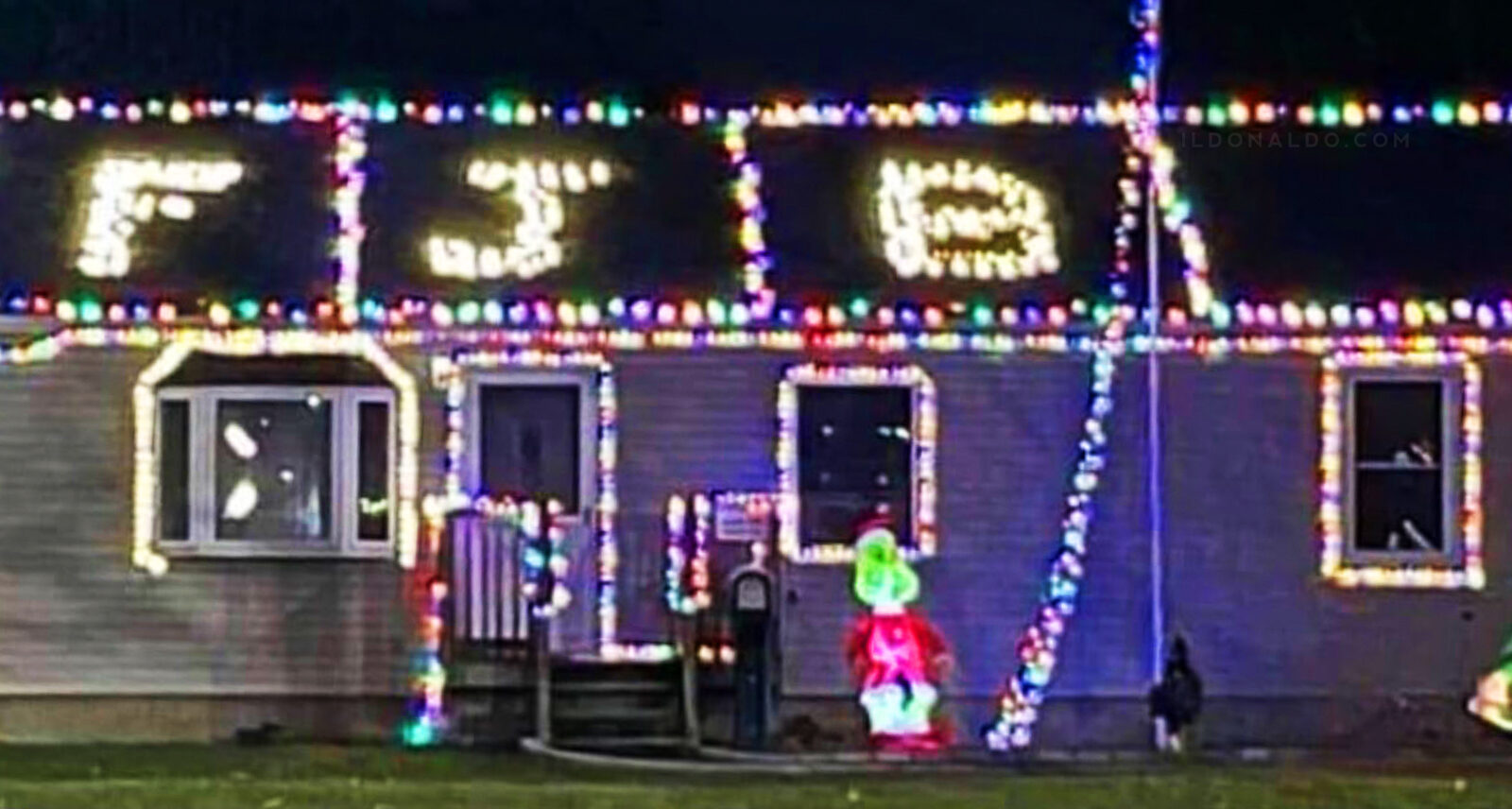 FJB christmas lights biden brandon
