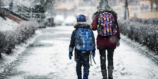children school cold